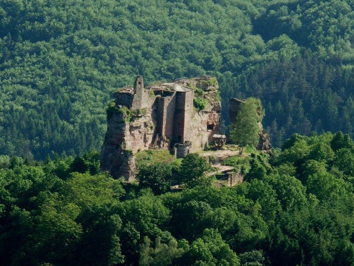 Castle of Fleckenstein, Lembach, Bas-Rhin, France, France